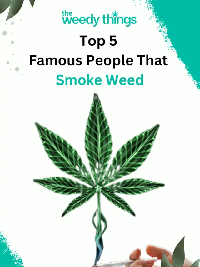 The Top 5 Famous People That Smoke Weed